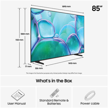 Samsung 85" Crystal U7005F sjónvarp (2025)