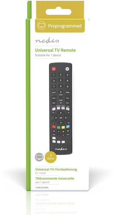 Nedis alhliða fjarstýring fyrir 1 tæki