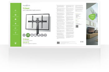 Nedis Full Motion fótur f. 32-65" sjónvörp