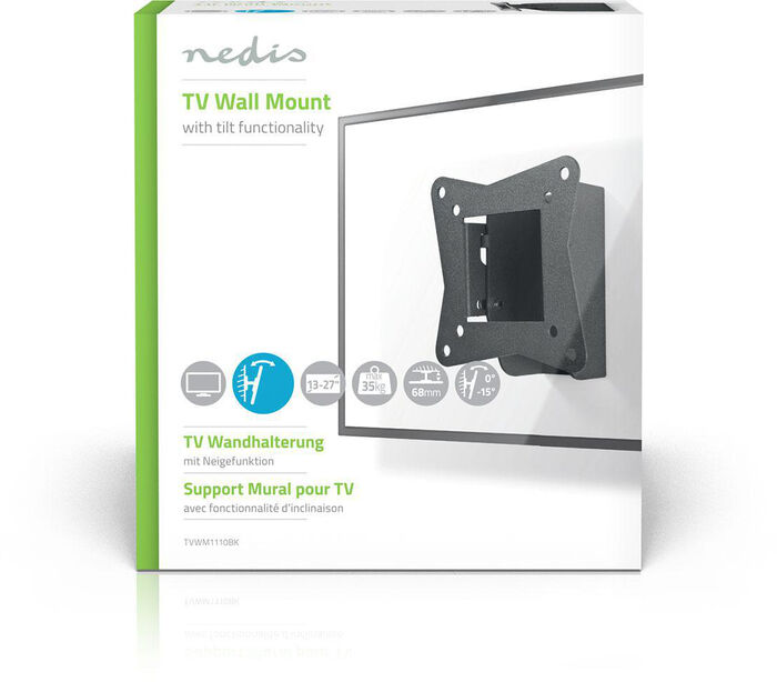 Nedis veggfesting fyrir 13 - 27" skjái