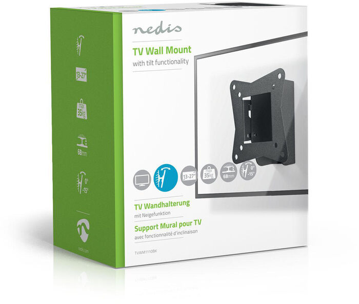 Nedis veggfesting fyrir 13 - 27" skjái