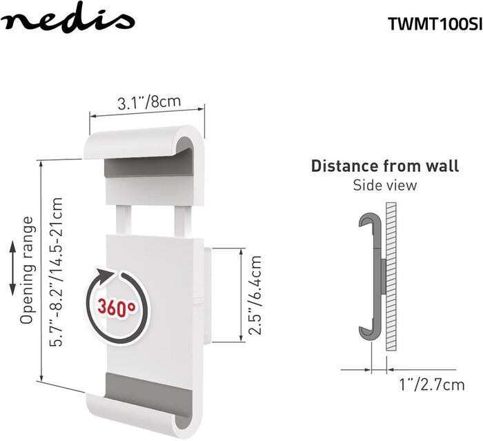 Nedis spjaldtölvufesting 