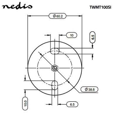 Nedis spjaldtölvufesting 