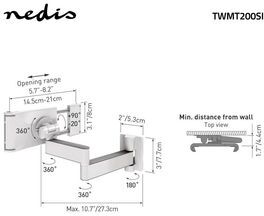 Nedis hreyfanleg spjaldtölvufesting 