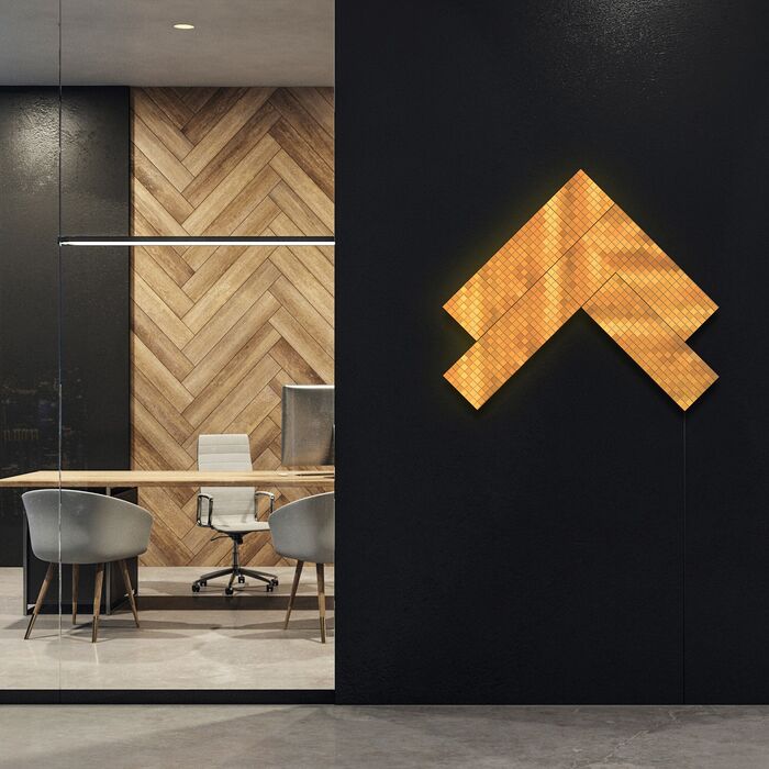 Twinkly Squares RGB snjallpanelar - 6 stk 