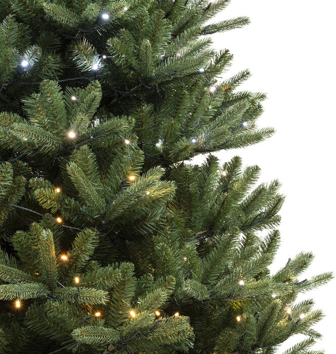 Twinkly gull/silfur snjall jólatré 400 ljósa 1,8 m