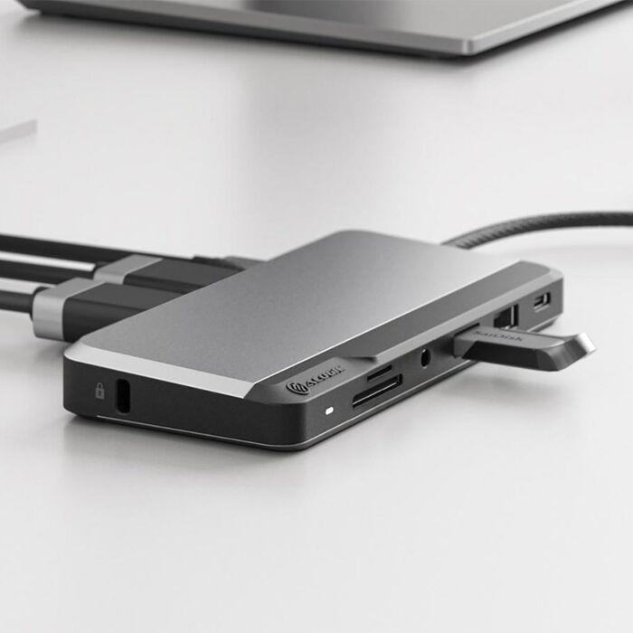 ALOGIC USB-C MX2 Lite tengikví fyrir 2 skjái