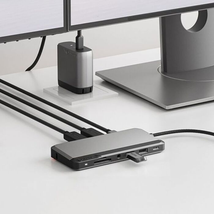 ALOGIC USB-C MX2 Lite tengikví fyrir 2 skjái