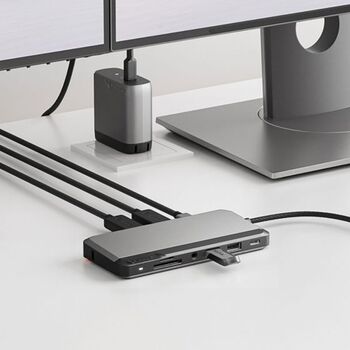 ALOGIC USB-C MX2 Lite tengikví fyrir 2 skjái