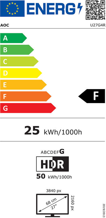 AOC 27" U27G4R leikjaskjár