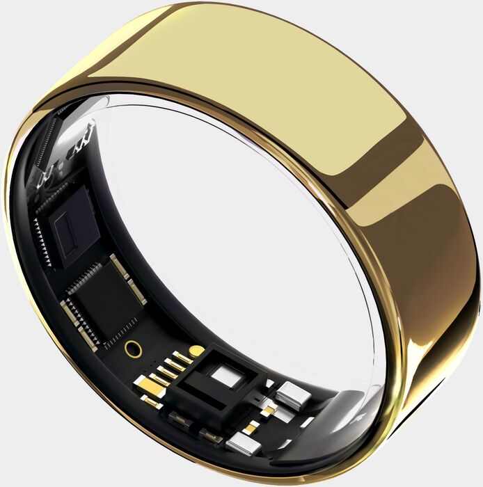Ultrahuman Ring Air gylltur - Stærð 8