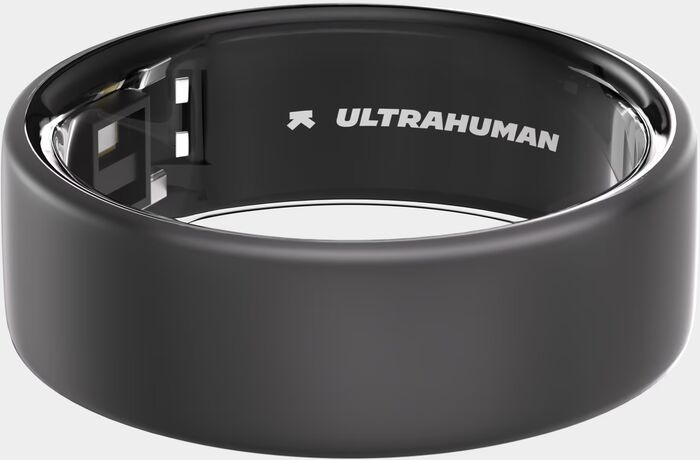 Ultrahuman Ring Air mattur grár - Stærð 8