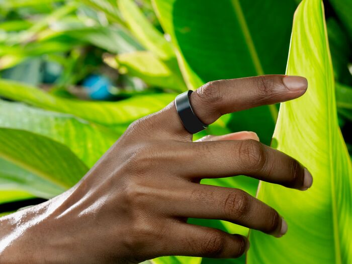 Ultrahuman Ring Air mattur grár - Stærð 8