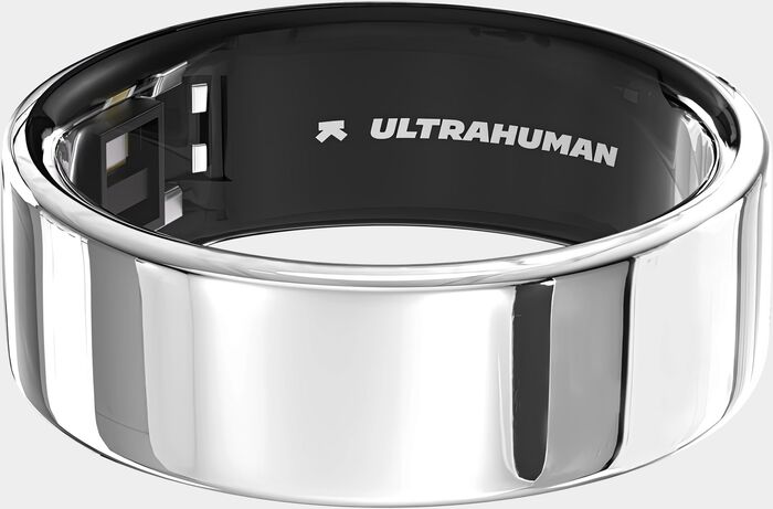 Ultrahuman Ring Air silfur - Stærð 5