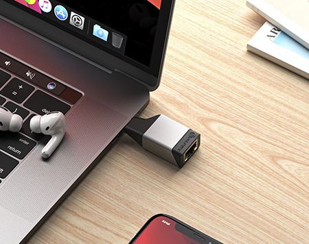 Alogic Ultra mini millistykki - USB-C í Ethernet