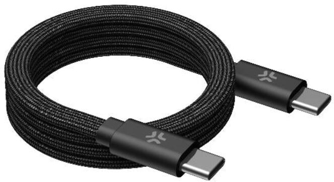 Celly segulmögnuð 60W USB-C í USB-C snúra - 1 meter
