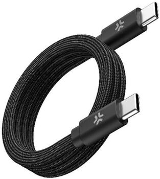 Celly segulmögnuð 60W USB-C í USB-C snúra - 1 meter