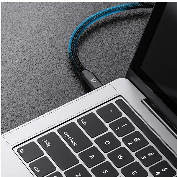 Celly segulmögnuð 60W USB-C Í USB-C snúra - 2 metrar