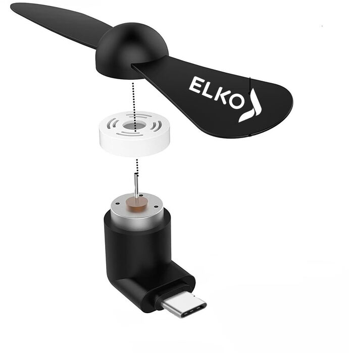 ELKO vifta USB-C og Lightning