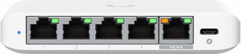 Ubiquiti UniFi USW Flex 5 tengja netskiptir - Hvítur