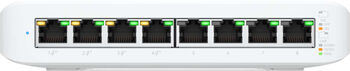 Ubiquiti UniFi Switch Lite 8 tengja netskiptir - Hvítur