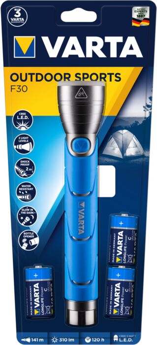 Varta útivist/sport vasaljós F30