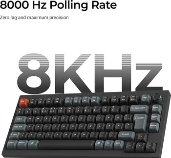 Keychron V1 Ultra þráðlaust lyklaborð - Rauðir rofar