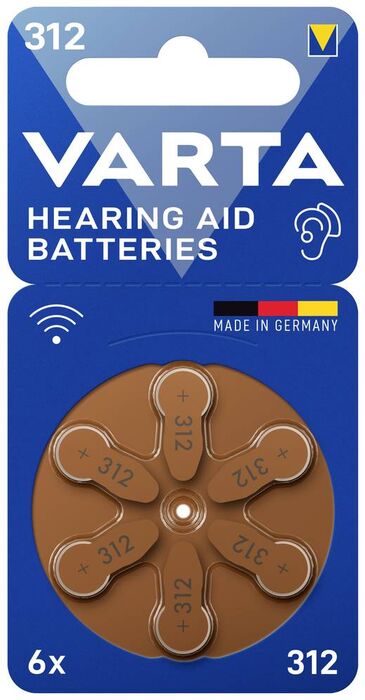 Product image not available for Varta 312 rafhlöður fyrir heyrnartæki