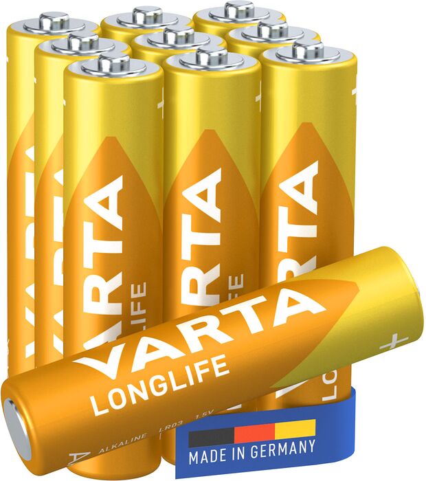 Varta AAA rafhlöður (LongLife) - 10 stk