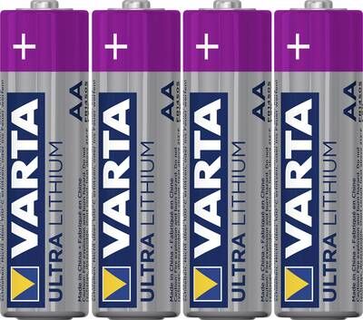 Varta lithium AA rafhlöður - 4 stk