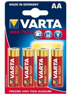 Varta AA rafhlöður (MaxTech) - 4 stk