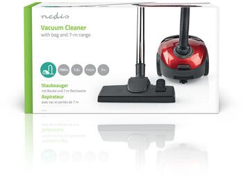 Nedis ryksuga VCBG100RD - Rauð 