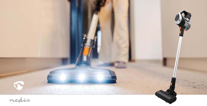 Nedis skaftryksuga VCCS250GY - Svört