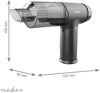 Nedis handryksuga og blásari - Svartur