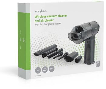 Nedis handryksuga og blásari - Svartur