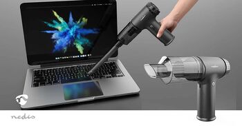 Nedis handryksuga og blásari - Svartur