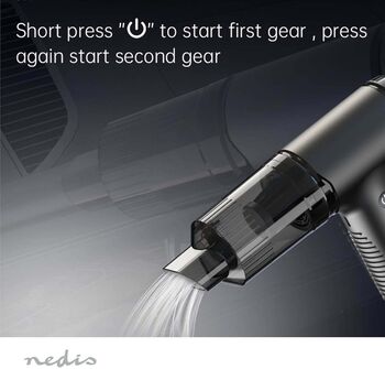 Nedis handryksuga og blásari - Svartur