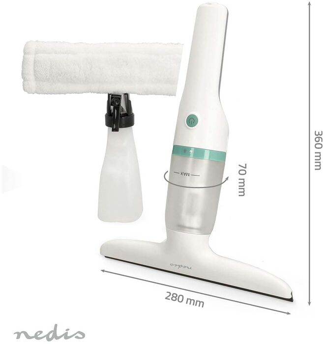 Nedis gluggaþvottasett - Hvítt