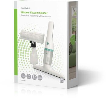 Nedis gluggaþvottasett - Hvítt