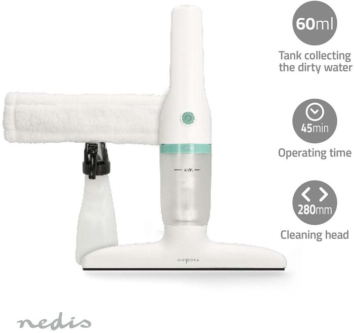 Nedis gluggaþvottasett - Hvítt