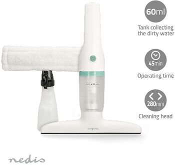 Nedis gluggaþvottasett - Hvítt