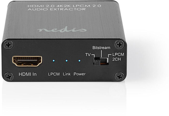 HDMI skiptibox f. TosLink úttengi