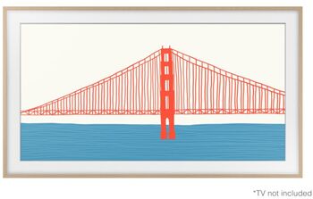 Samsung 55" The Frame rammi - Ljós viður