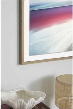 Samsung 85" The Frame rammi - Ljós viður 