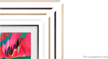 Samsung 75" The Frame Pro rammi - Hvítur