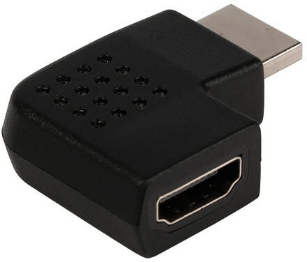 Valueline HDMI millistykki 90° hægri krókur