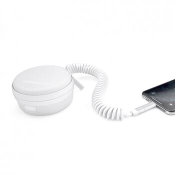 Vonmählen Allroundo Power AIO USB snúra og hleðslubanki - Hvítur