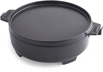 Weber BBQ pottjárnspottur og panna