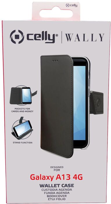 Celly Wally Samsung Galaxy A13 símaveski - Svart