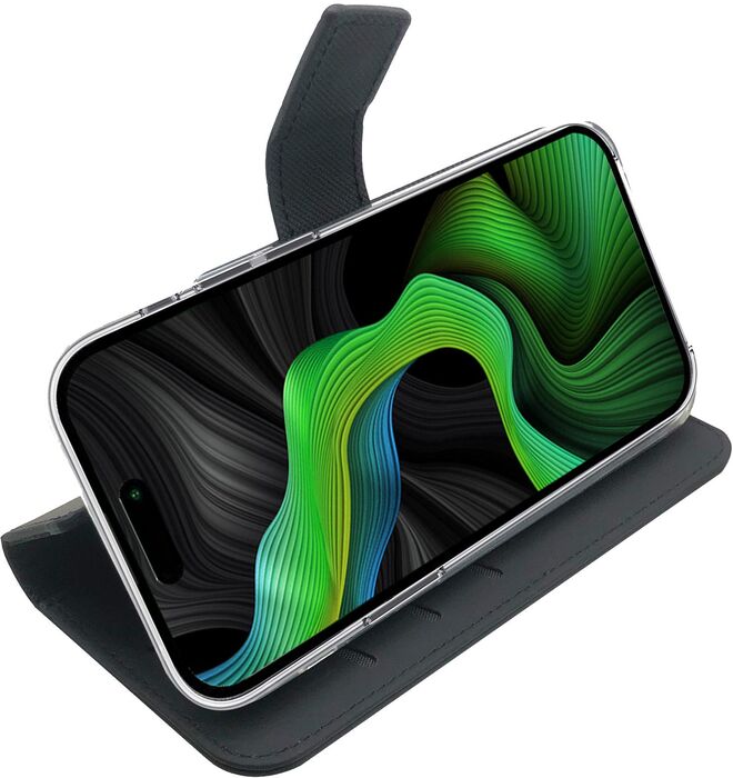 Celly Wally iPhone 15 Pro símaveski - Svart